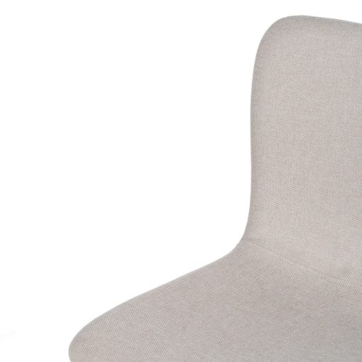 Cadeira Creme Tecido-Metal Sala 44 X 55 X 82 Cm (4 unidades) - Image 8