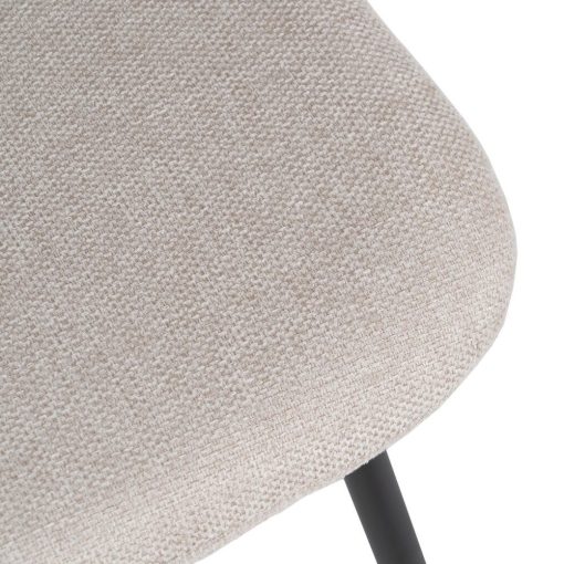 Cadeira Creme Tecido-Metal Sala 44 X 55 X 82 Cm (4 unidades) - Image 10