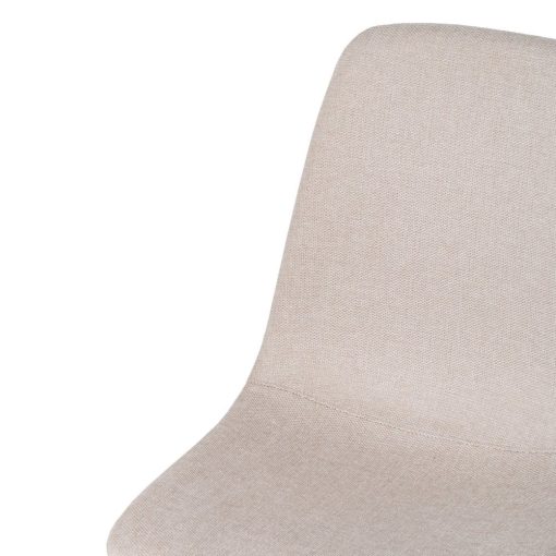 Cadeira de sala em tecido-metal creme 43 x 52 x 87 cm (4 unidades) - Image 9