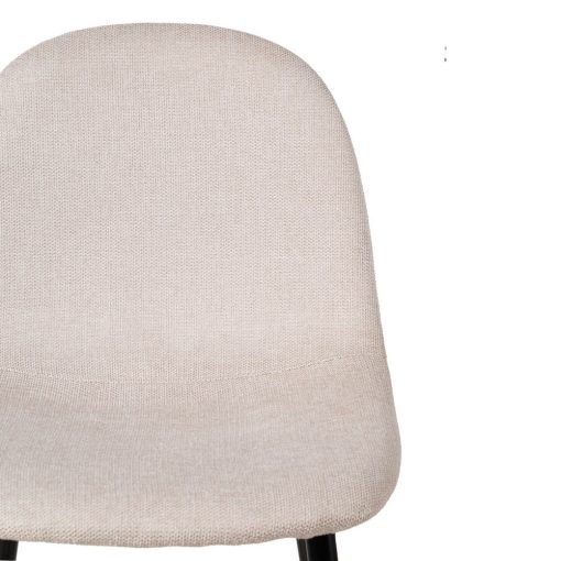 Banqueta para sala em tecido creme-metal 45,50 x 45 x 105,50 cm (4 unidades) - Image 16