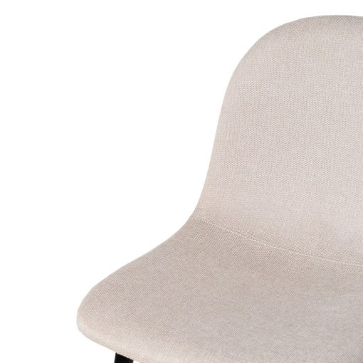 Banqueta para sala em tecido creme-metal 45,50 x 45 x 105,50 cm (4 unidades) - Image 17