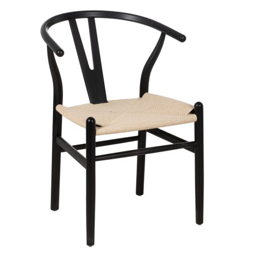 Cadeira Preto Madeira / Sala Fibra 55 X 55 X 77 Cm (2 unidades) - Image 10