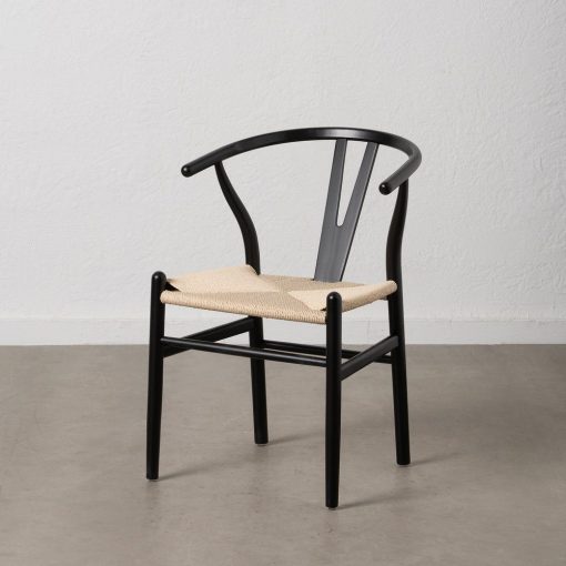 Cadeira Preto Madeira / Sala Fibra 55 X 55 X 77 Cm (2 unidades) - Image 9