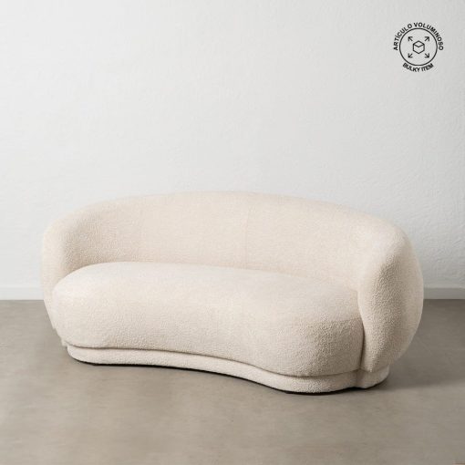 Sofá Sala Tcido Bege 191 X 93 X 75 Cm - Image 6