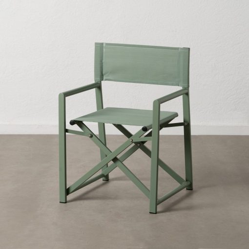 Cadeira Diretor Verde Alumínio-Textilene 56 X 53 X 84 Cm (2 unidades) - Image 3