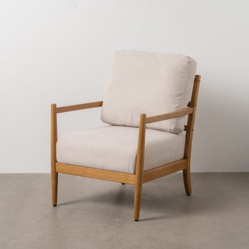 Cadeira Branco-Natural Madeira-Mdf 65 X 71 X 88 Cm - Image 5