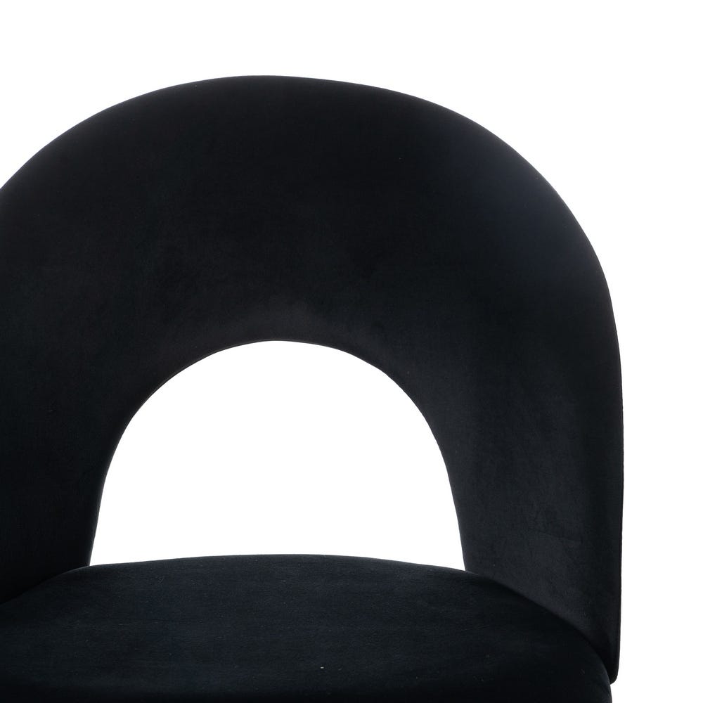 Cadeira Preto Tecido-Metal Contract 49 X 60 X 81 Cm (4 unidades) - Image 6