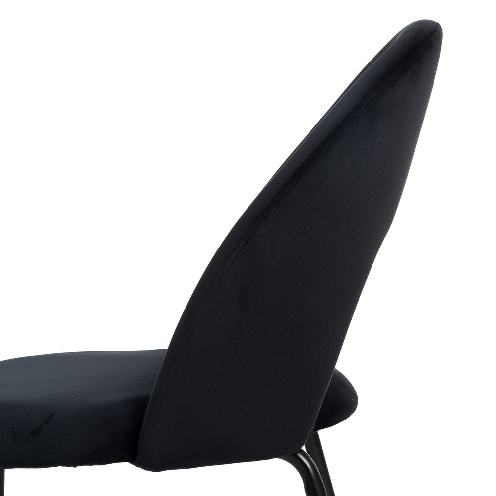 Cadeira Preto Tecido-Metal Contract 49 X 60 X 81 Cm (4 unidades) - Image 9