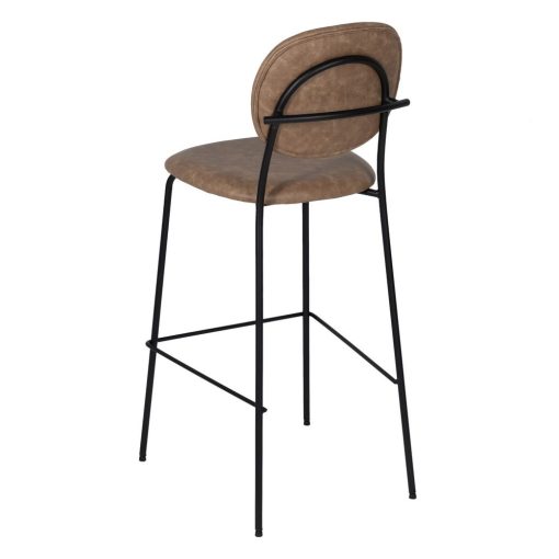Banco de sala bege pu/metal 46 x 50 x 107 cm (2 unidades) - Image 9