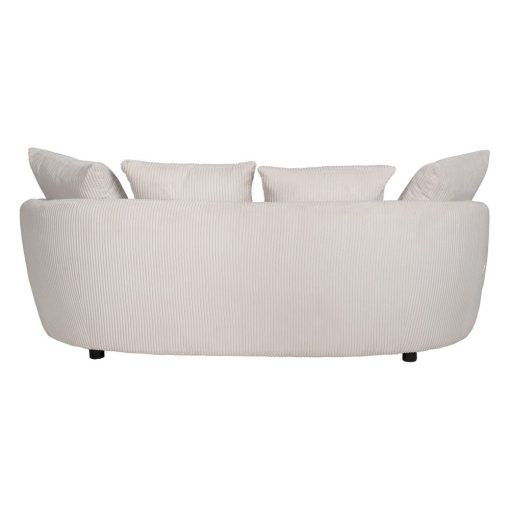 Sofá 3 Lugares Sala Creme Tecido 197 X 96 X 75 Cm - Image 10