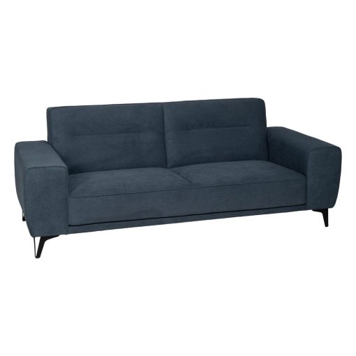 Sofá Azul Tecido-Metal 3 Lugares 220 X 87 X 85 Cm - Image 13