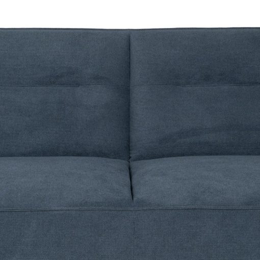 Sofá Azul Tecido-Metal 3 Lugares 220 X 87 X 85 Cm - Image 9