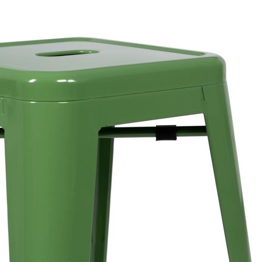 Banco de metal verde Dallas Industrial 42 x 42 x 61,20 cm (4 unidades) - Image 7