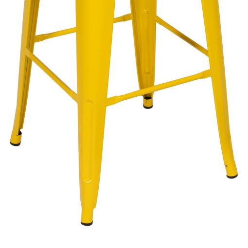 Banco Industrial Amarelo Metal Dallas 43,50 X 43,50 X 76,50 (2 unidades) - Image 8
