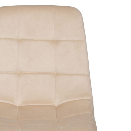 Cadeira Bege Veludo Contrato 45 X 51 X 88,50 Cm (4 unidades) - Image 5