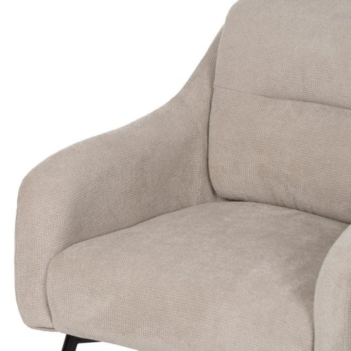 Poltrona Tecido-Metal Bege 69 X 73 X 79 Cm - Image 8