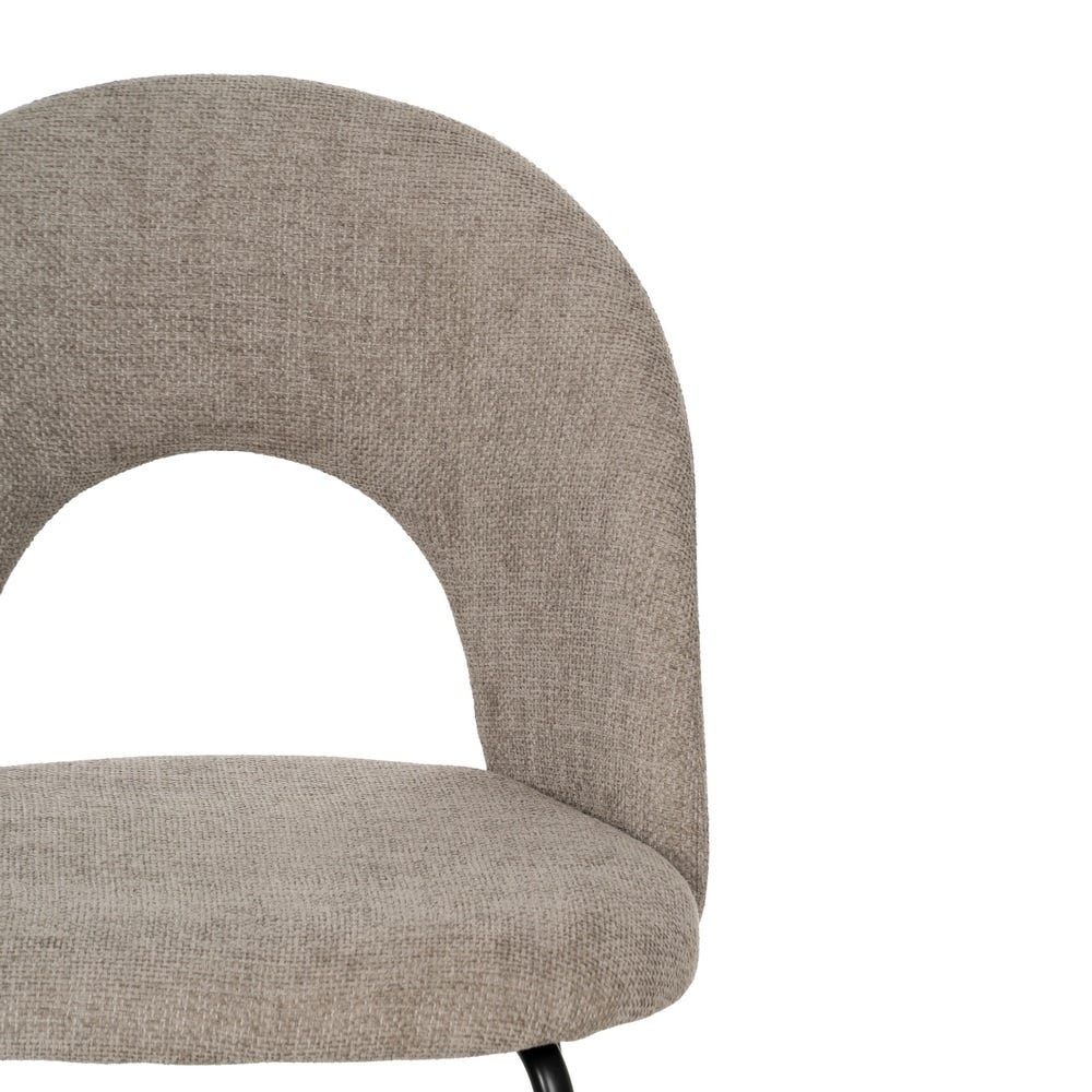 Cadeira Taupe Old Tecido-Metal Contract 49 X 60 X 81 Cm (4 unidades) - Image 16