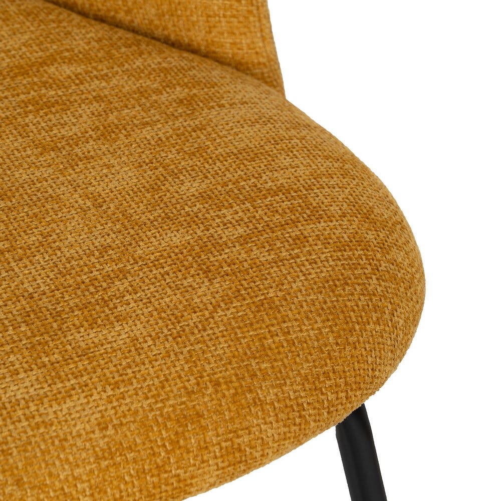 Cadeira Amarela Tecido-Metal Contract 49 X 60 X 81 Cm (4 unidades) - Image 9