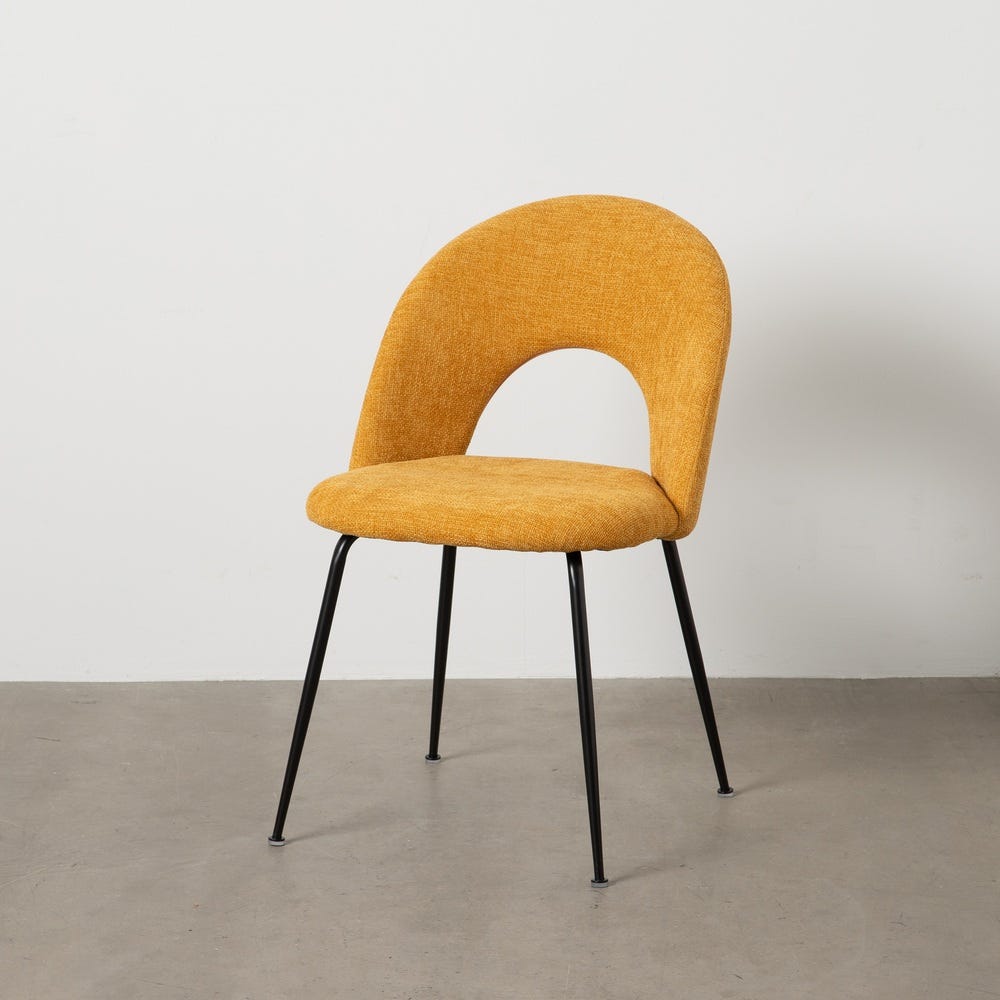Cadeira Amarela Tecido-Metal Contract 49 X 60 X 81 Cm (4 unidades) - Image 13