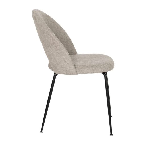 Cadeira Cinza Tecido-Metal Contract 49 X 60 X 81 Cm (4 unidades) - Image 5