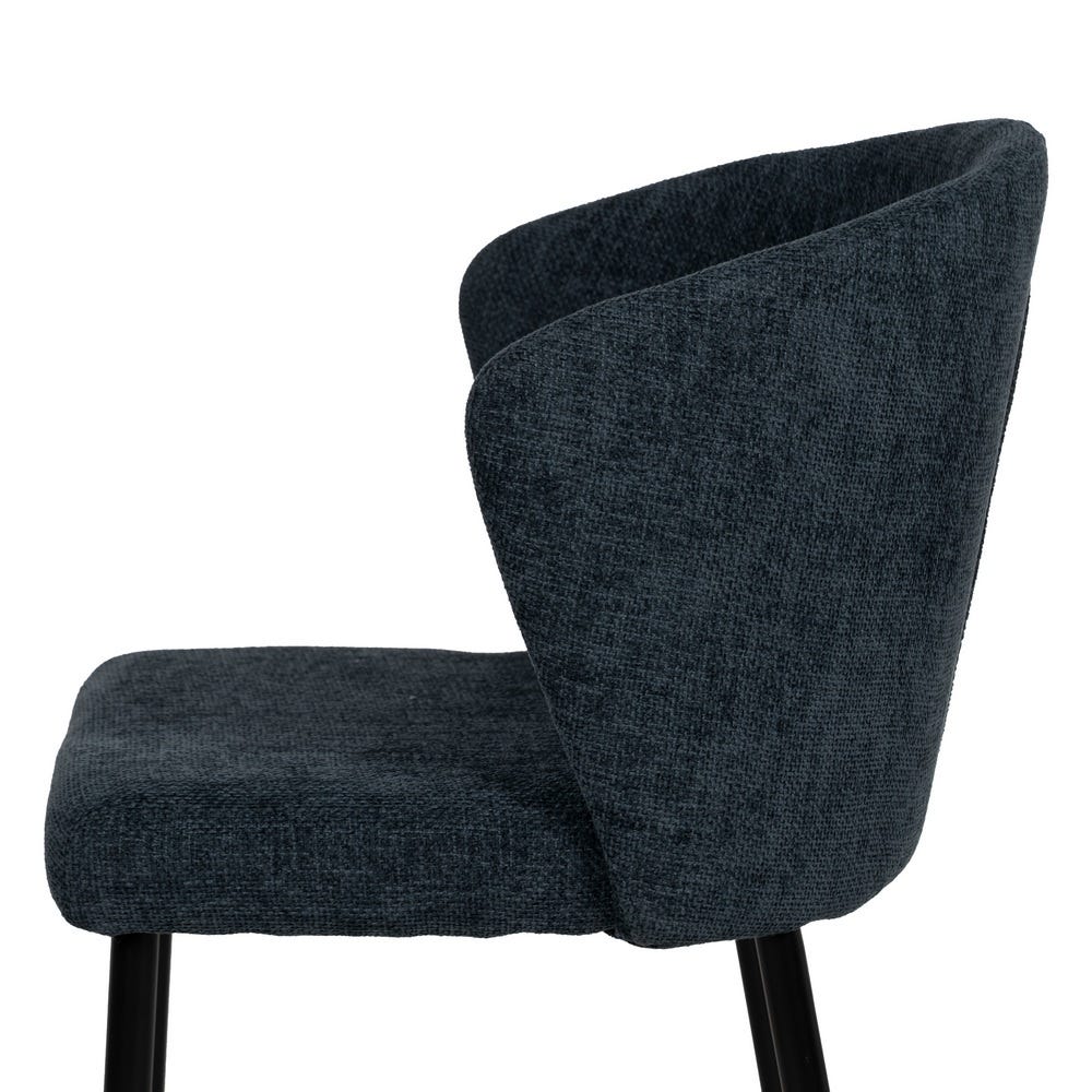 Cadeira Azul Tecido-Metal Contract 59 X 55 X 80 Cm (2 unidades) - Image 6