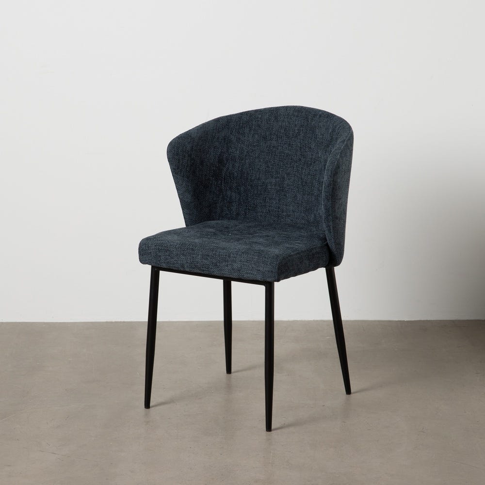 Cadeira Azul Tecido-Metal Contract 59 X 55 X 80 Cm (2 unidades) - Image 9