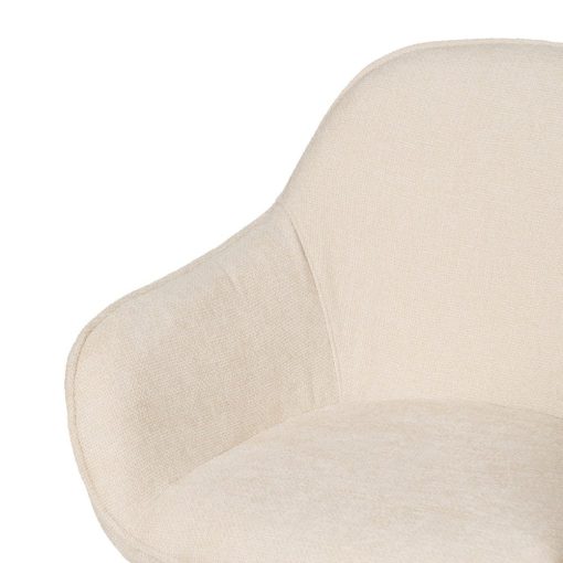 Cadeira Branco Tecido-Metal Contract 60 X 59 X 83 Cm (2 unidades) - Image 4