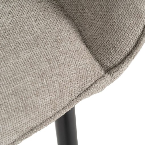 Cadeira Cinza Tecido-Metal Contract 60 X 59 X 83 Cm (2 unidades) - Image 10