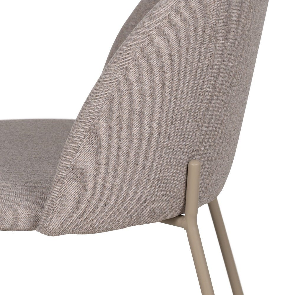 Cadeira Bege Tecido-Metal Contract 51 X 52 X 79,50 Cm (2 unidades) - Image 9