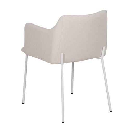 Cadeira Creme Tecido-Metal Sala 51 X 55 X 77 Cm (2 unidades) - Image 6