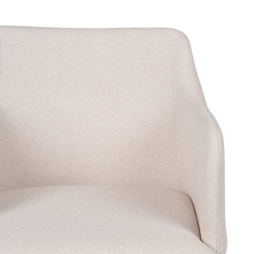 Cadeira Creme Tecido-Metal Sala 51 X 55 X 77 Cm (2 unidades) - Image 7
