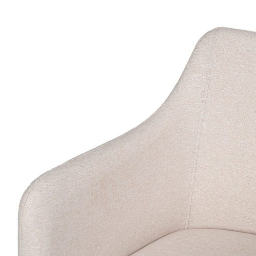 Cadeira Creme Tecido-Metal Sala 51 X 55 X 77 Cm (2 unidades) - Image 8