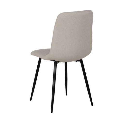 Cadeira Creme Tecido-Metal Sala 44 X 51 X 88 Cm (4 unidades) - Image 11
