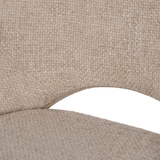 Cadeira Creme Tecido-Metal Sala 48 X 61 X 85 Cm (2 unidades) - Image 10