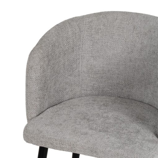 Cadeira Cinza Tecido-Metal Room 53 X 53 X 77 Cm (2 unidades) - Image 8