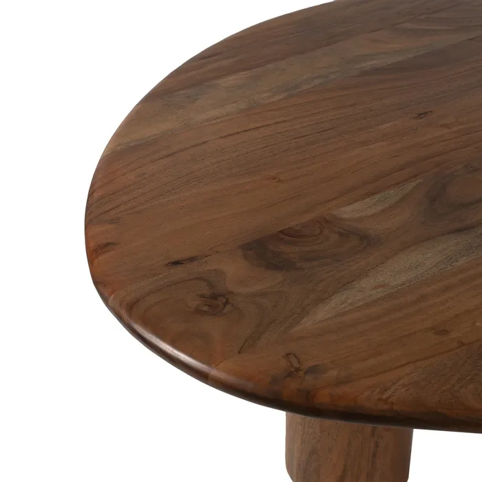 Mesa De Jantar Castanho Madeira De Acácia 240 X 97 X 76 Cm - Image 5