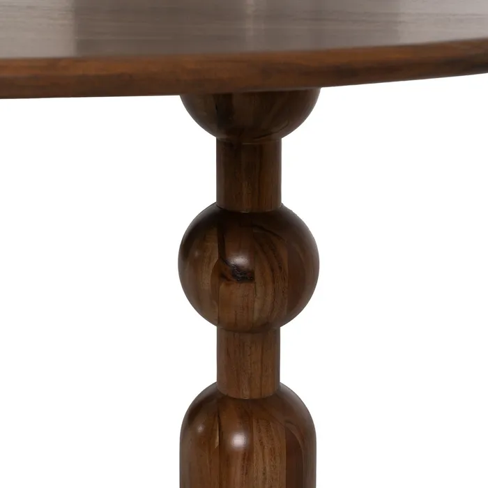 Mesa De Jantar Castanho Madeira De Acácia 240 X 97 X 76 Cm - Image 3