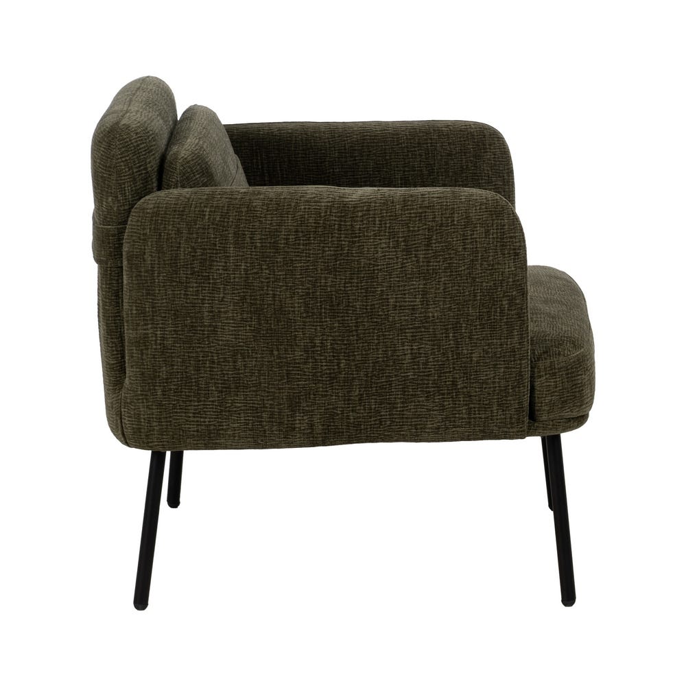 Poltrona Sala Tecido-Madeira Verde 72 X 72 X 73 Cm - Image 10