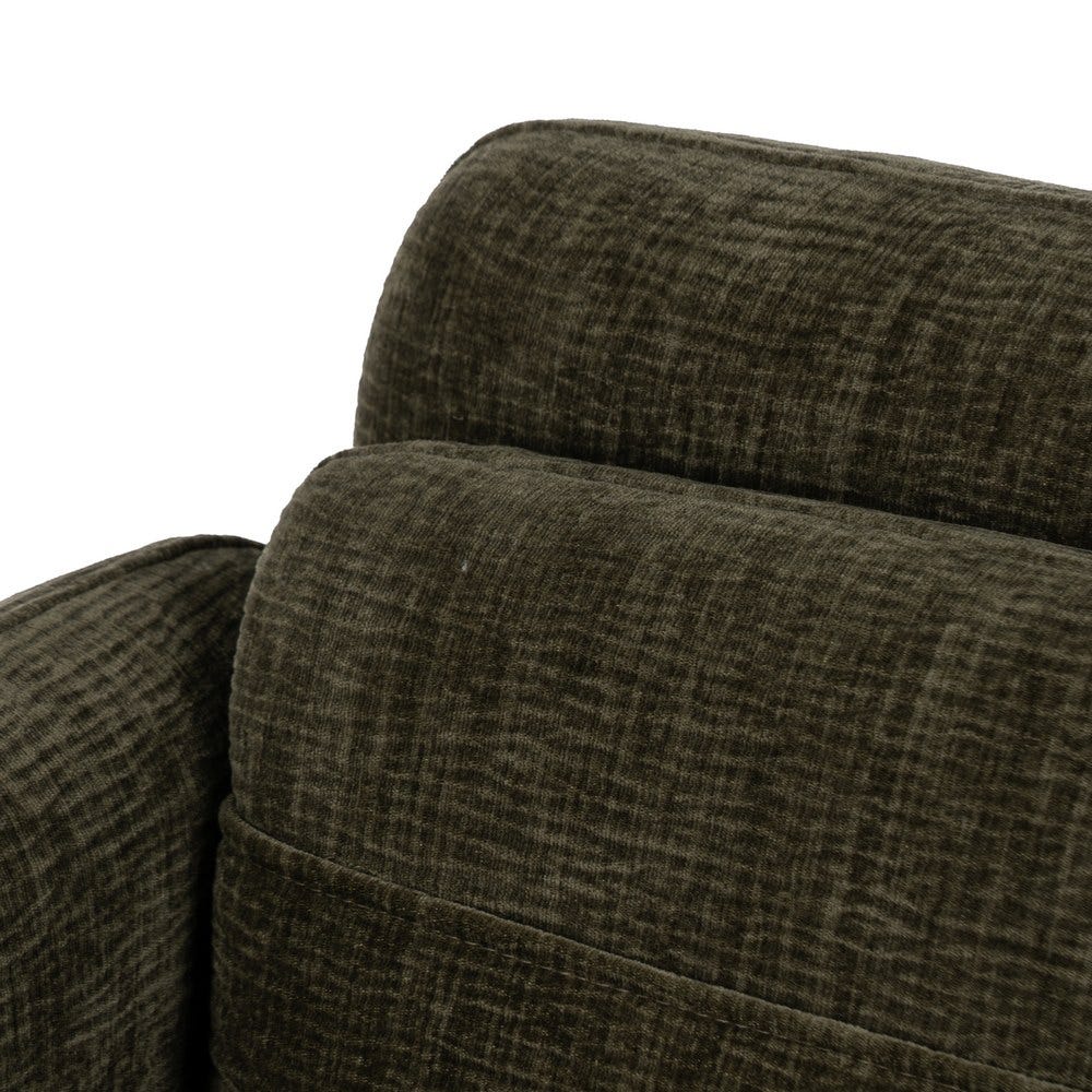 Poltrona Sala Tecido-Madeira Verde 72 X 72 X 73 Cm - Image 4