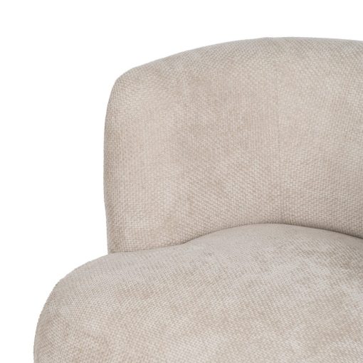 Poltrona Bege Sala Tecido 80 X 80 X 71 Cm - Image 8