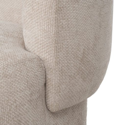 Poltrona Bege Sala Tecido 80 X 80 X 71 Cm - Image 9
