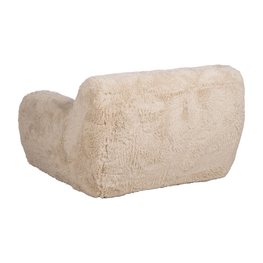 Poltrona de tecido bege 124 x 107 x 79,50 cm - Image 8