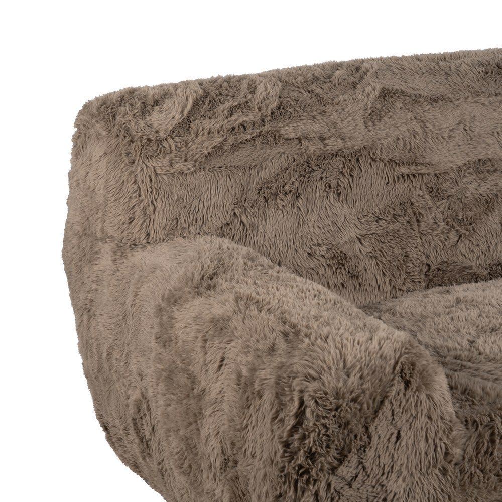 2 Lugares Sofá Tecido Velho Taupe 185 X 107 X 79,50 Cm - Image 11