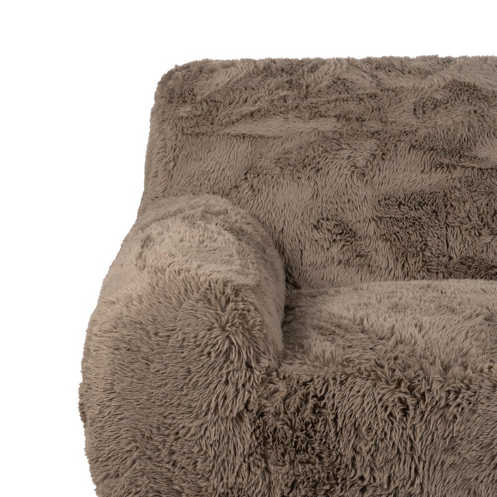 2 Lugares Sofá Tecido Velho Taupe 185 X 107 X 79,50 Cm - Image 12