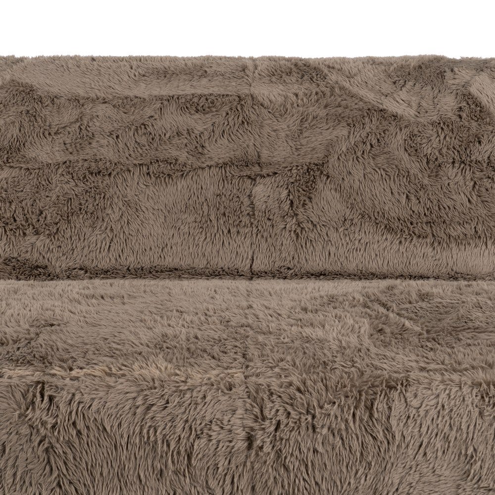 2 Lugares Sofá Tecido Velho Taupe 185 X 107 X 79,50 Cm - Image 13