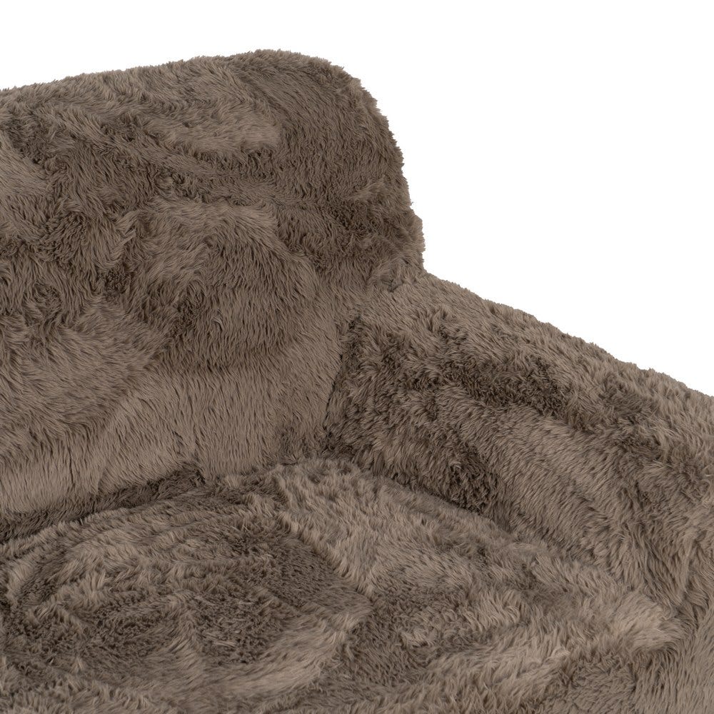 2 Lugares Sofá Tecido Velho Taupe 185 X 107 X 79,50 Cm - Image 14