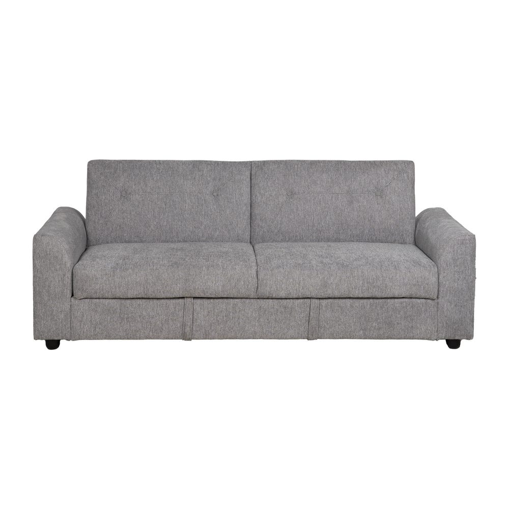 Cinza Madeira Sofá Cama Decoração. 216x85x85cm - Image 9