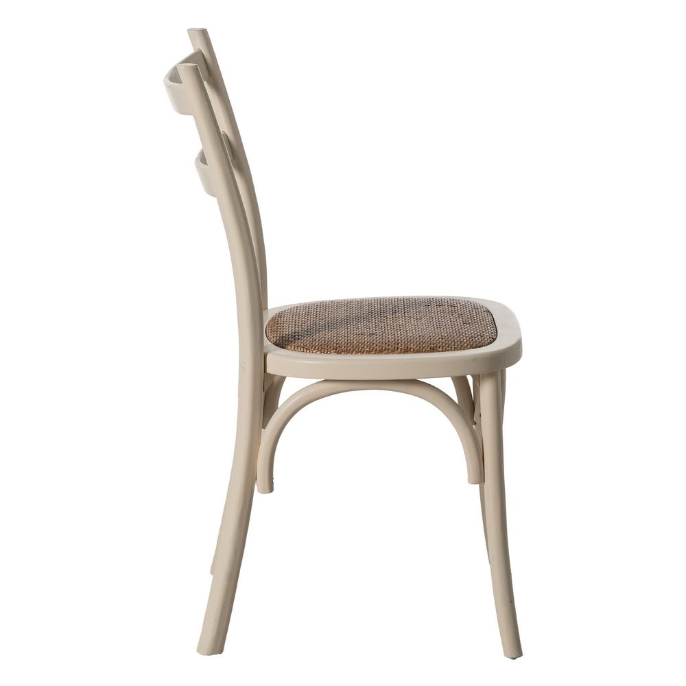 Cadeira Creme Elm Madeira Contract 45 X 54 X 88,50 Cm - Image 4