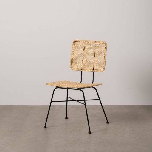Cadeira Sala Fibra-Metal Natural 51 X 50 X 84 Cm - Image 3