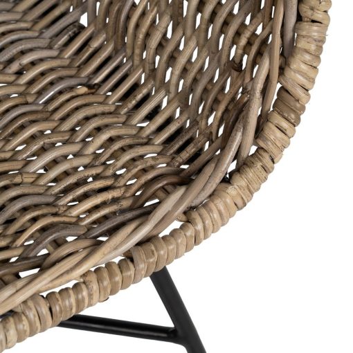 Cadeira Sala Fibra-Metal Natural 57 X 57 X 80 Cm - Image 17
